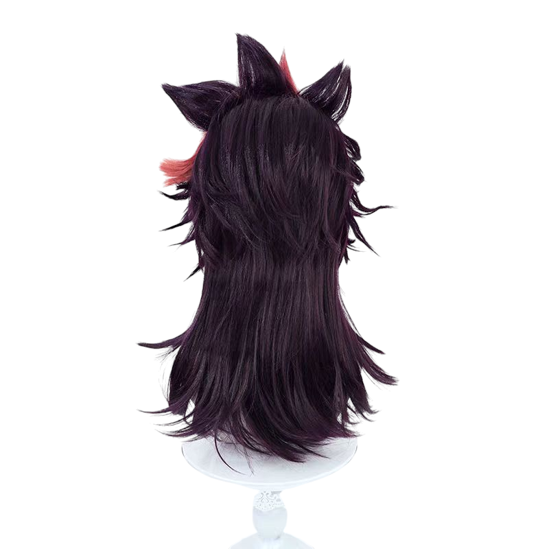 Dark Slate Gray Guel Jeturk (Camp/Bob) Cosplay Wig - Gundam: Witch from Mercury (Messy) (FEVERCOS)