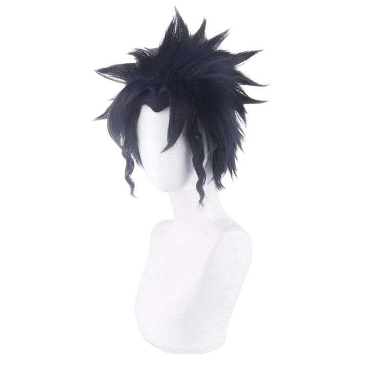 Lavender Jotaro Kujo Cosplay Wig - JoJo Part 3 (Black/Blue) (FEVERCOS)