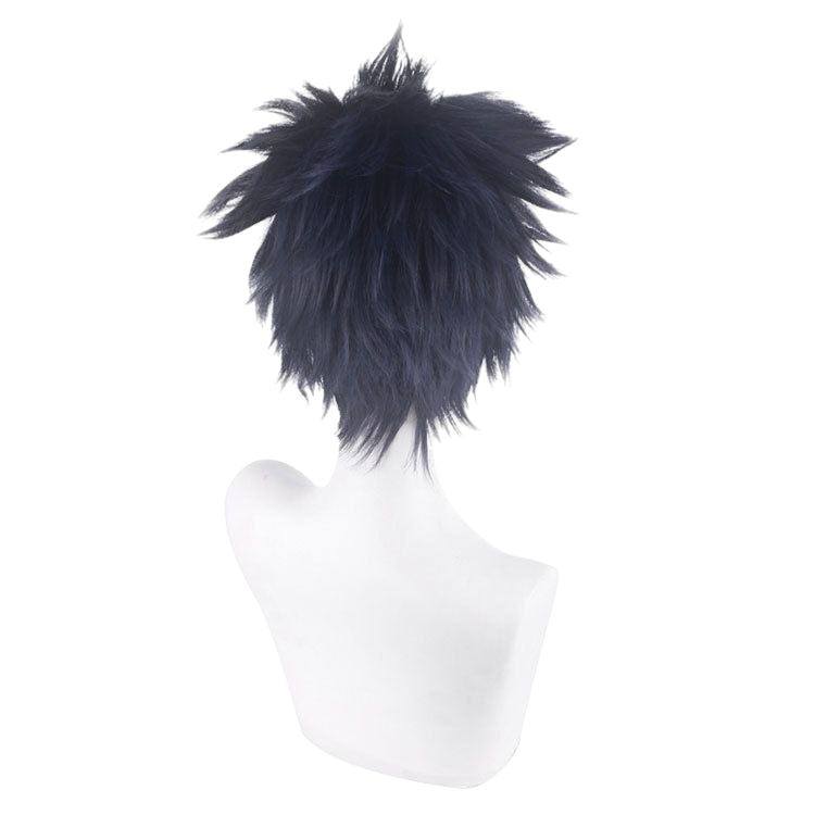 Lavender Jotaro Kujo Cosplay Wig - JoJo Part 3 (Black/Blue) (FEVERCOS)
