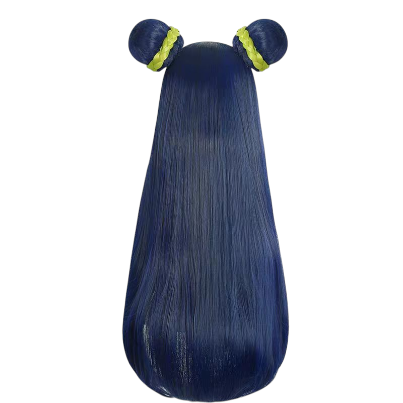 Dark Slate Gray Jolyne Cujoh (Manga Ver.) Cosplay Wig - JoJo Stone Ocean (Blue/Grey) (FEVERCOS)