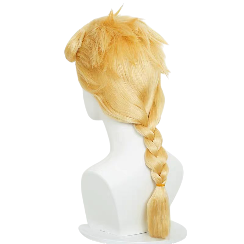 Light Gray Giorno Giovanna Cosplay Wig - JoJo Golden Wind (Golden Donuts) (FEVERCOS)