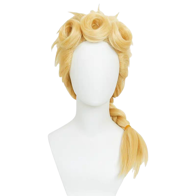 Beige Giorno Giovanna Cosplay Wig - JoJo Golden Wind (Golden Donuts) (FEVERCOS)