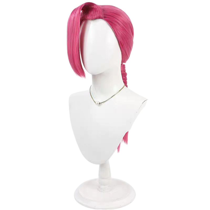 Lavender Vinegar Doppio Cosplay Wig - JoJo Golden Wind (Pink Braid) (FEVERCOS)