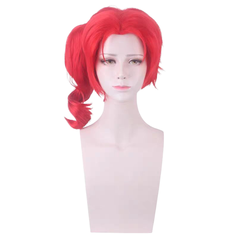 Maroon Noriaki Kakyoin Cosplay Wig - JoJo Part 3 (Red Cherry) (FEVERCOS)