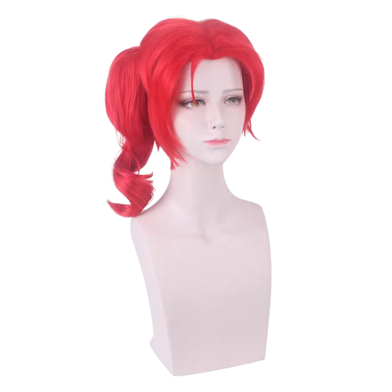 Maroon Noriaki Kakyoin Cosplay Wig - JoJo Part 3 (Red Cherry) (FEVERCOS)