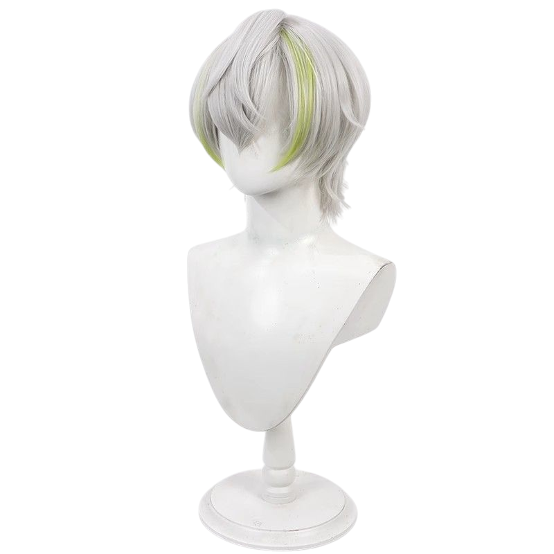 Light Gray Shiramitsu Sugar Cosplay Wig - 18TRIP (White/Pink Gradient) (FEVERCOS)