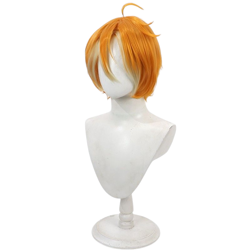 Light Gray Isotake Akuta Cosplay Wig - 18TRIP (Two-Tone Orange/Black) (FEVERCOS)