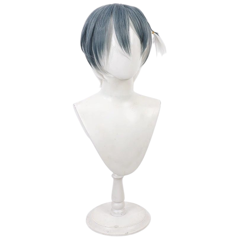 Light Gray Hachinoya Nagi Cosplay Wig - 18TRIP (White/Green Gradient) (FEVERCOS)
