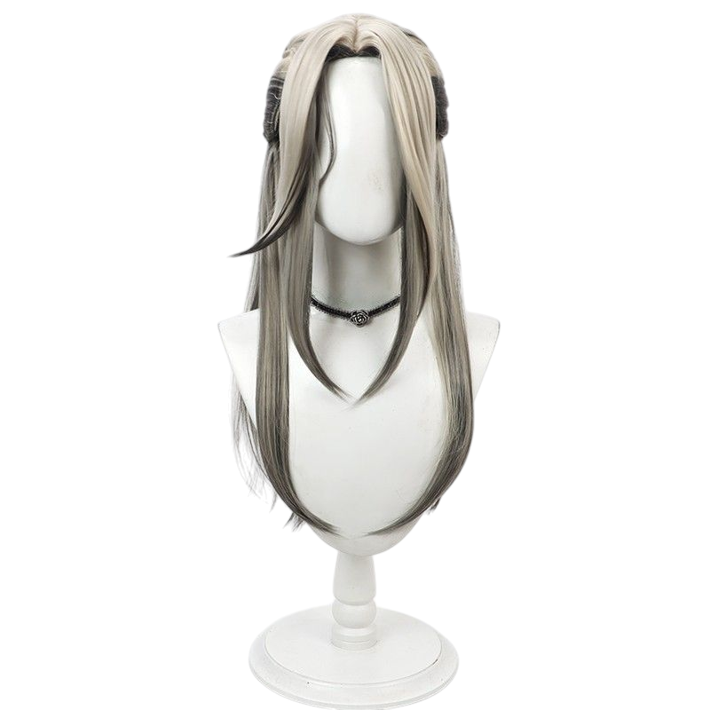 Light Gray Karei Hikari Cosplay Wig - 18TRIP (Multi-Color Highlights) (FEVERCOS)