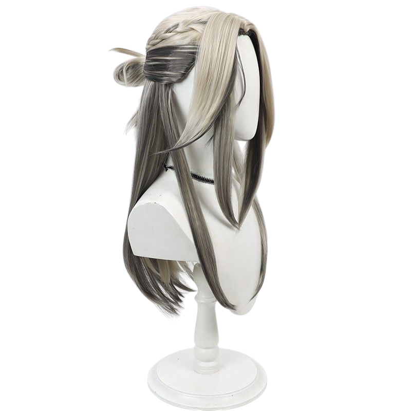 Light Gray Karei Hikari Cosplay Wig - 18TRIP (Multi-Color Highlights) (FEVERCOS)