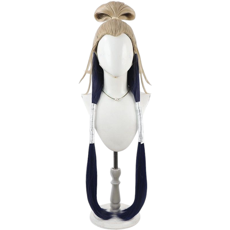 Light Gray Tamzy Cosplay Wig - Gachiakuta (Split Color/Widow's Peak) (FEVERCOS)