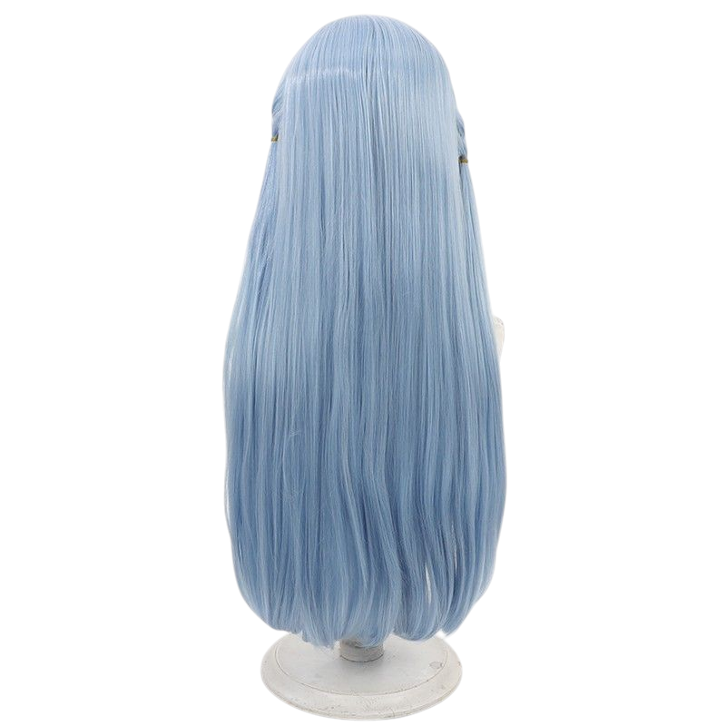 Light Slate Gray Sakiko Togawa Cosplay Wig - BanG Dream! MyGO!!!!! (Blue/Purple Twin Braids) (FEVERCOS)