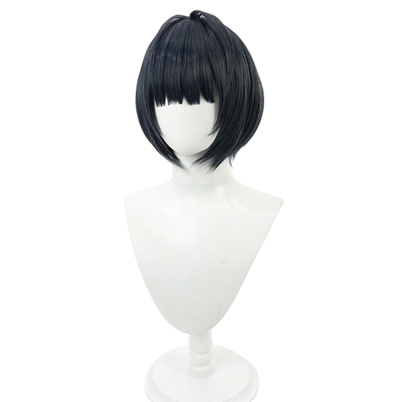 Lavender Tae Takemi Cosplay Wig - Persona 5 (Dark Blue Bob) (FEVERCOS)