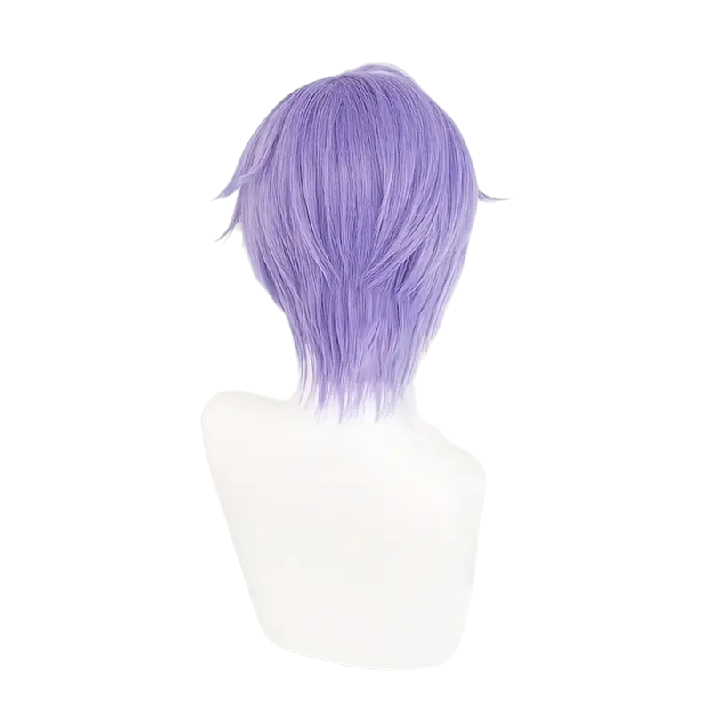 White Smoke Kuya Cosplay Wig - NU: Carnival (Purple Layered Fox) (FEVERCOS)