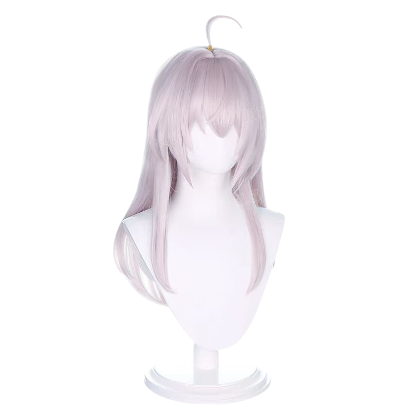 White Smoke Alya (Alisa Mikhailovna Kujou) Cosplay Wig - Alya Sometimes Hides Her Feelings in Russian (Silver/Ahoge) (FEVERCOS)