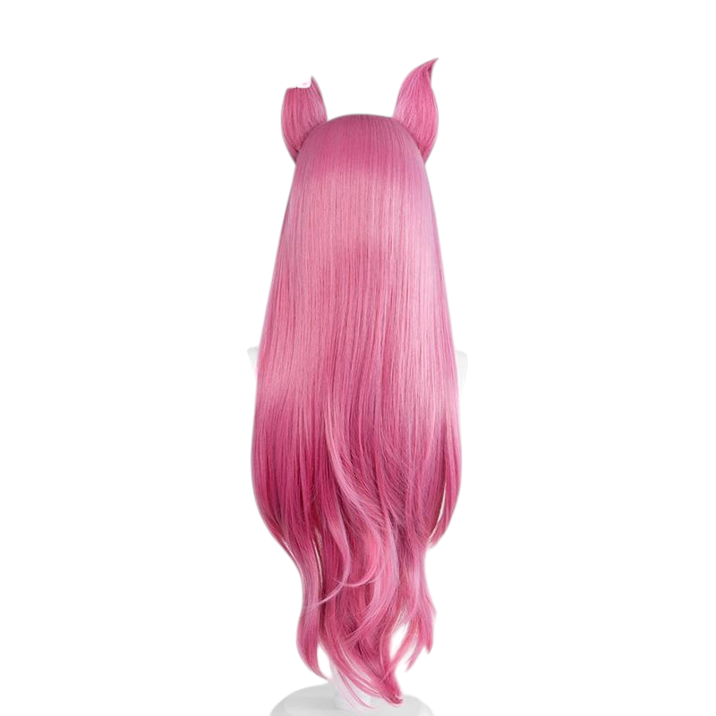 White Smoke Kai'Sa (Star Guardian) Cosplay Wig - League of Legends (Peach Center Part Teased) (FEVERCOS)