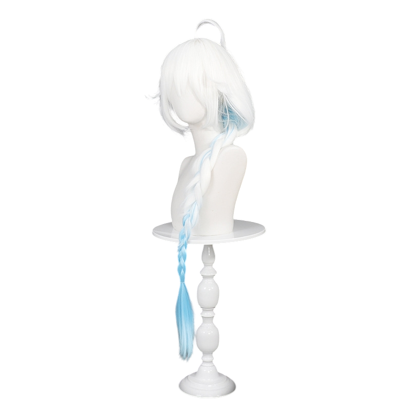White Smoke Kirino Nakatsukasa Cosplay Wig - Blue Archive (Gradient Twin Braids) (FEVERCOS)