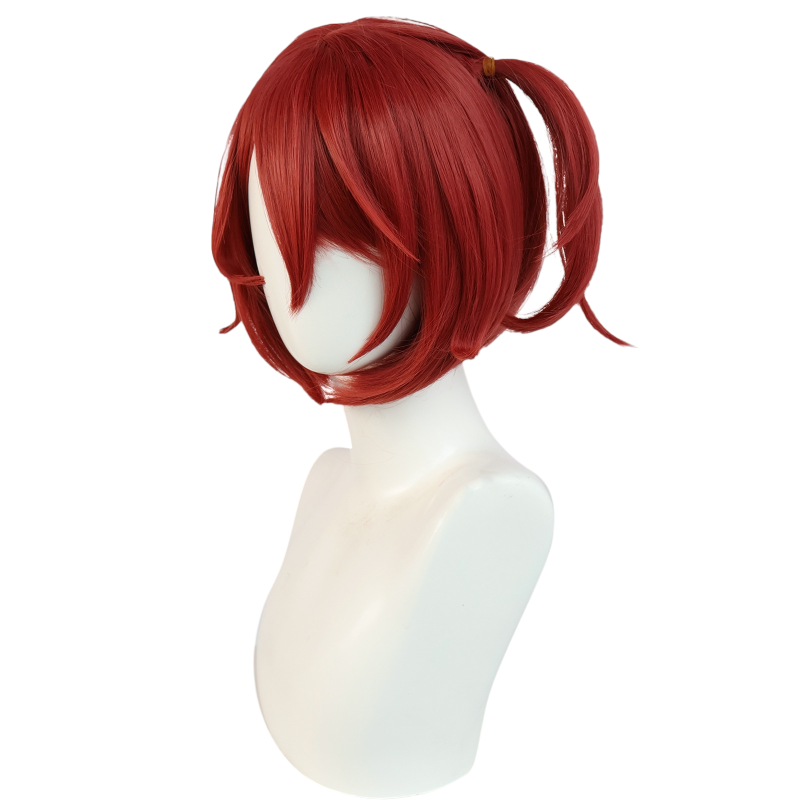 Antique White Komari Chika Cosplay Wig - Makeine: Too Many Losing Heroines! (Red Side-Tail) (FEVERCOS)