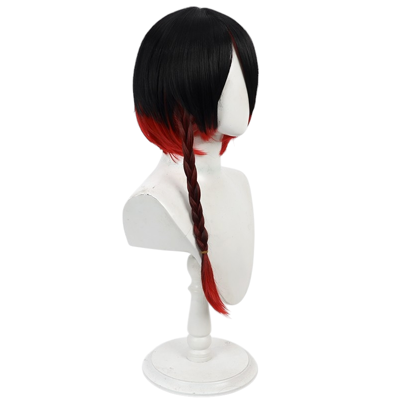 White Smoke Yuhan Shinonome Cosplay Wig - Devil Butler with Black Cat (Two-Tone Gradient) (FEVERCOS)