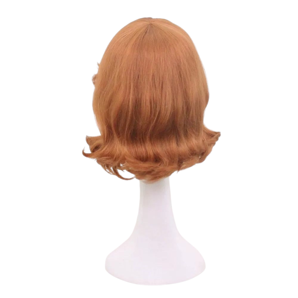 White Smoke Princess Sofia Cosplay Wig - Sofia the First (Auburn Orange Flipped Bob) (FEVERCOS) Disney Princess