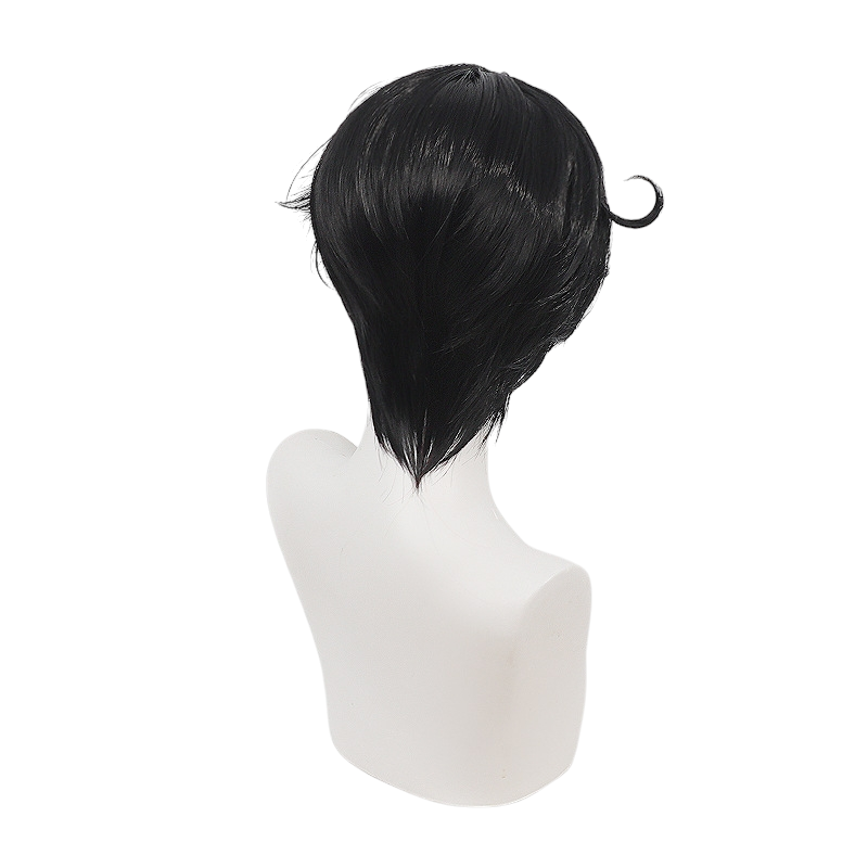 White Smoke Manzu Mo (KR ZZZ) Cosplay Wig - (Black Hand-Tied Lace Front) (FEVERCOS) Kamen Rider