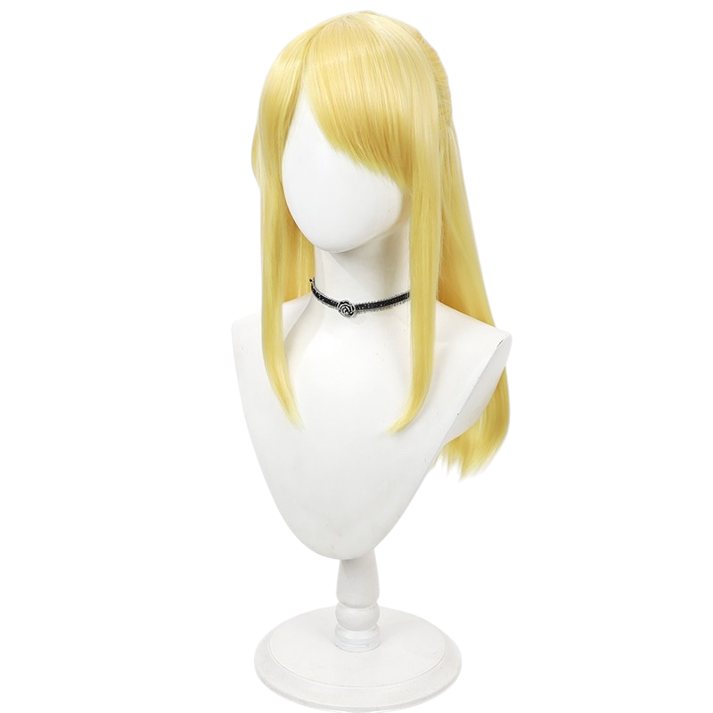 White Smoke Lucy Heartfilia (Standard Ver.) Cosplay Wig - Fairy Tail (Golden Blonde Loose Scalp) (FEVERCOS)