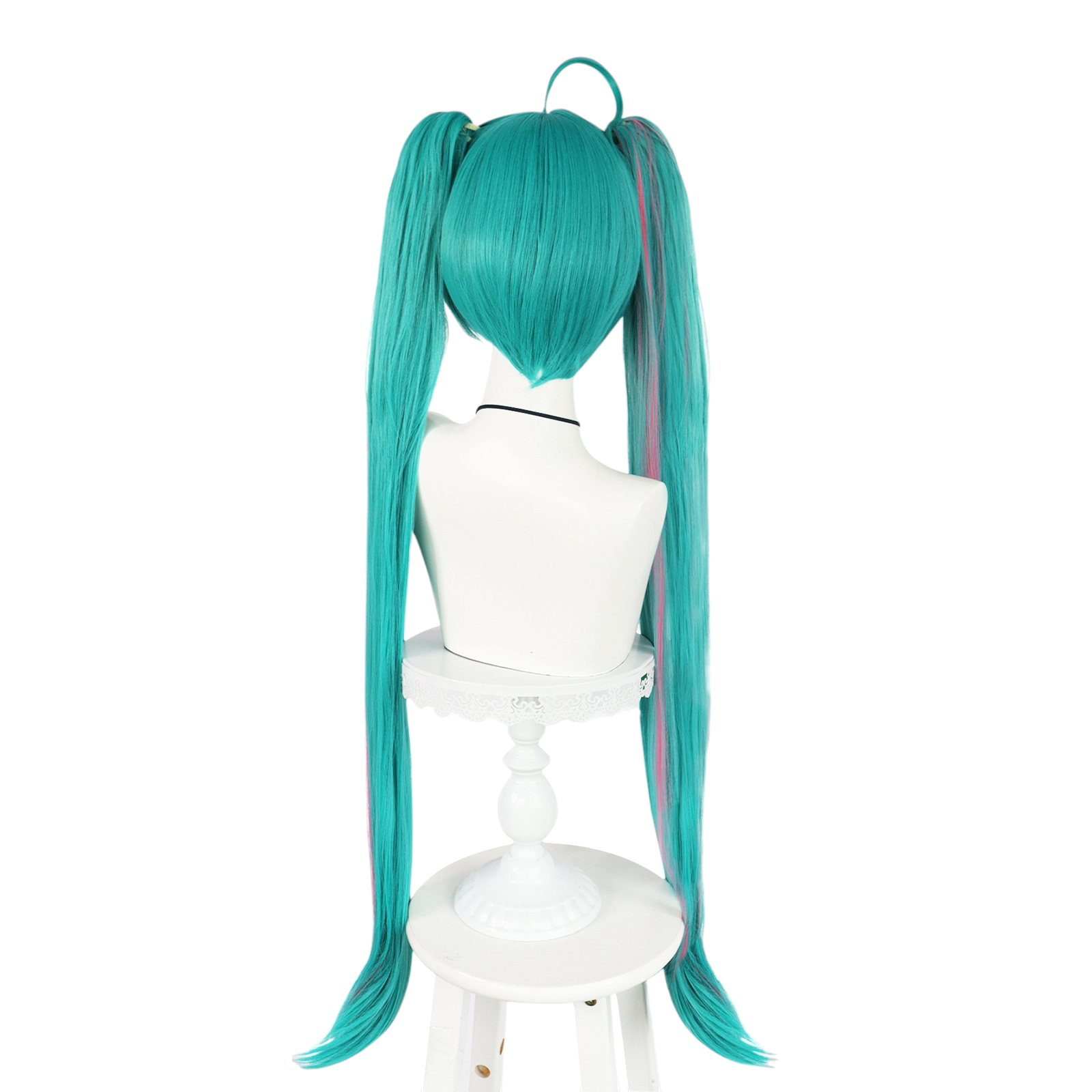 Light Sea Green Hatsune Miku "World is Mine" Cosplay Wig - Vocaloid (Dark Teal Twin Tails) (FEVERCOS)