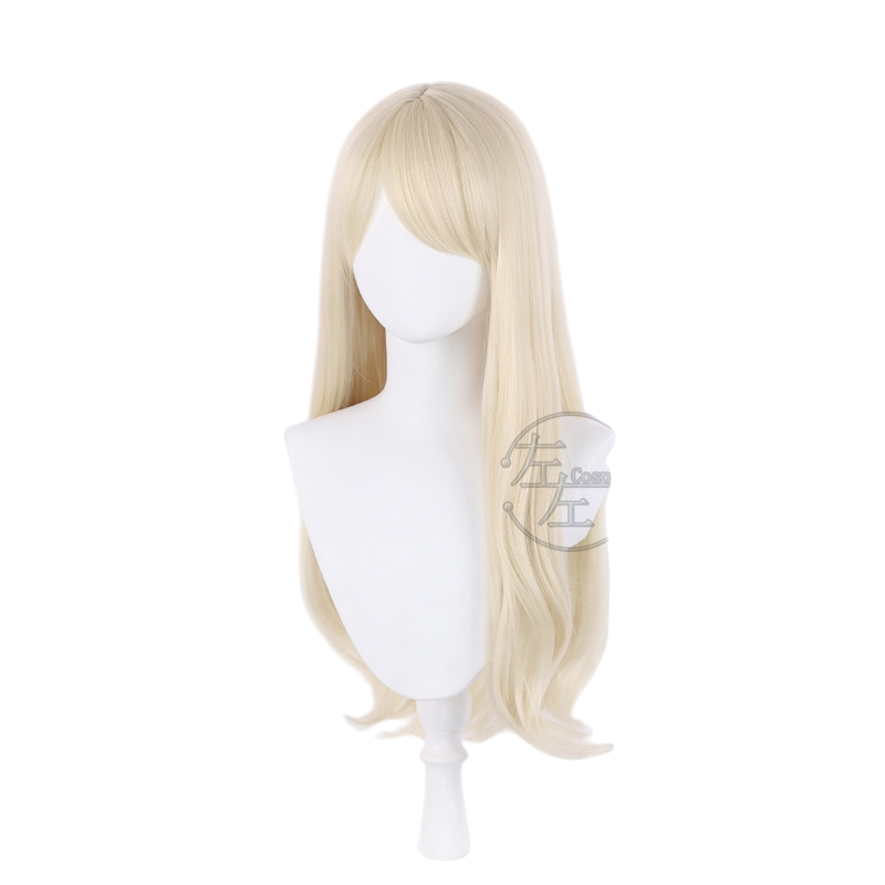 White Smoke Barbie Cosplay Wig - Barbie The Movie (Light Blonde Long Loose) (FEVERCOS)