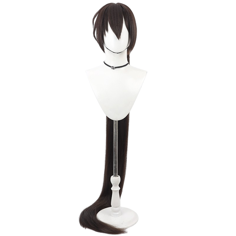 White Smoke Jue Viole Grace Cosplay Wig - Tower of God (150cm Brown Ponytail) (FEVERCOS)