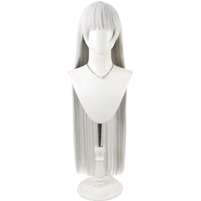 White Smoke Angelica Cosplay Wig - Library of Ruina (Silver White Loose Scalp) (FEVERCOS)