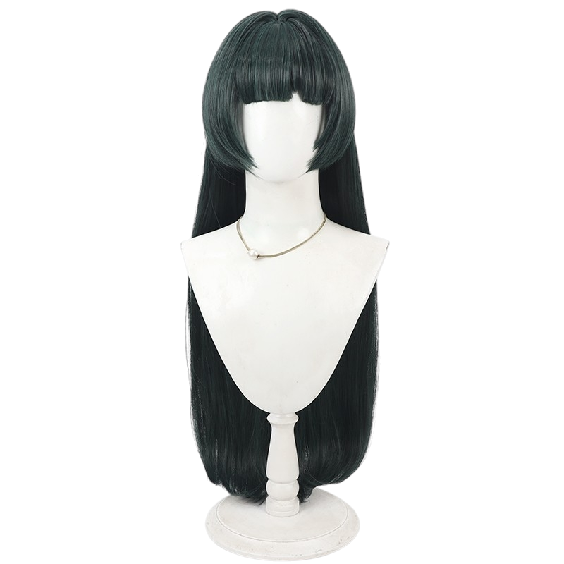 White Smoke Astra Yao Cosplay Wig - Zenless Zone Zero (Dark Green Scalp) (FEVERCOS)