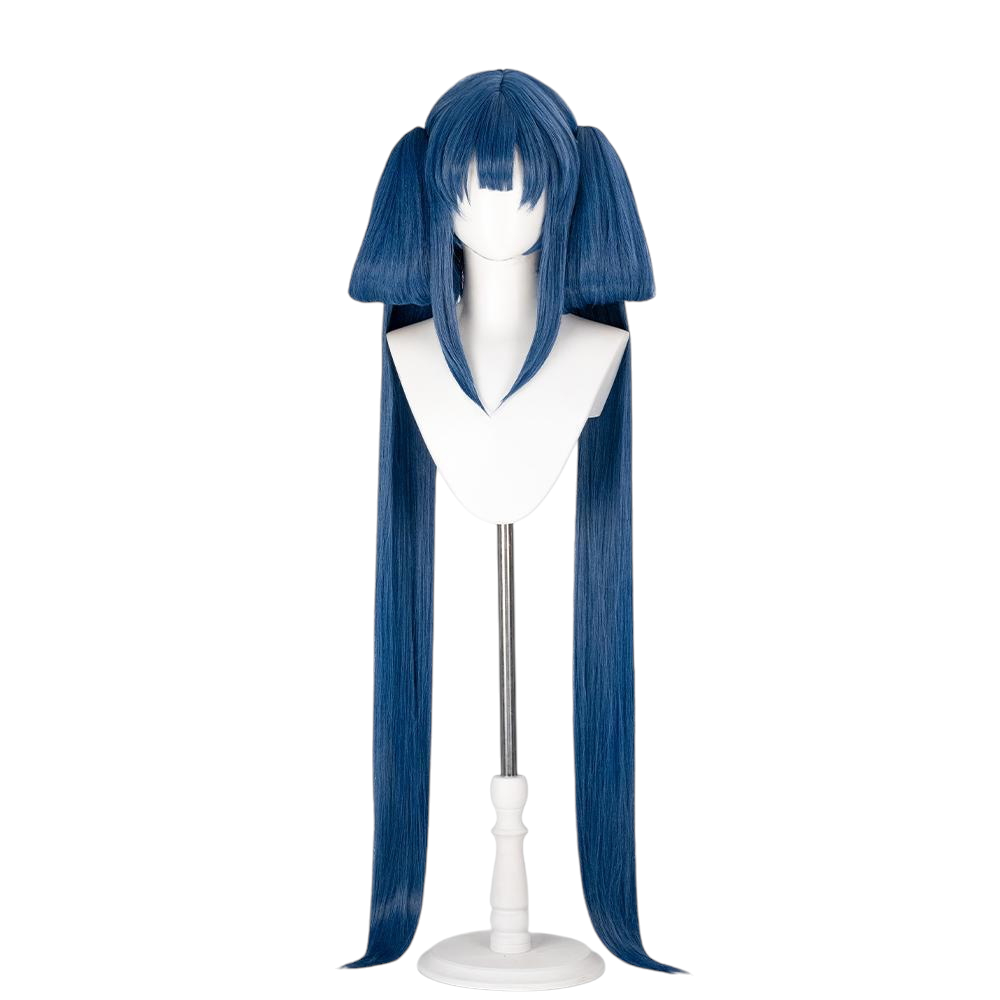 White Smoke Dizzy Cosplay Wig - Guilty Gear (110cm Detachable Ponytail Scalp) (FEVERCOS)