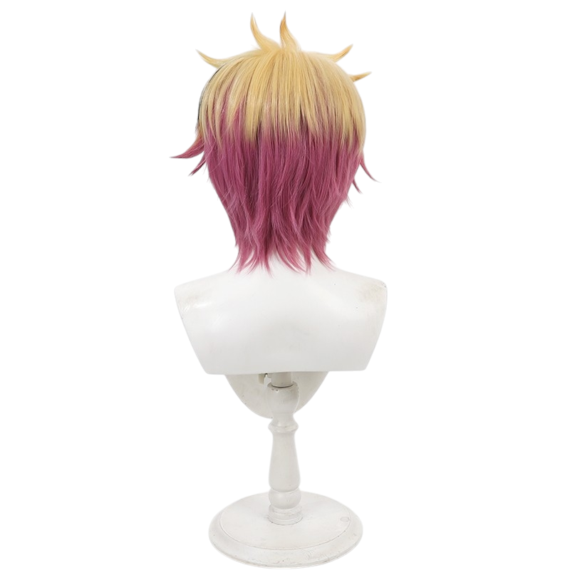White Smoke Lono Fontaine Cosplay Wig - Devil Butler with Black Cat (Gradient Flipped) (FEVERCOS)