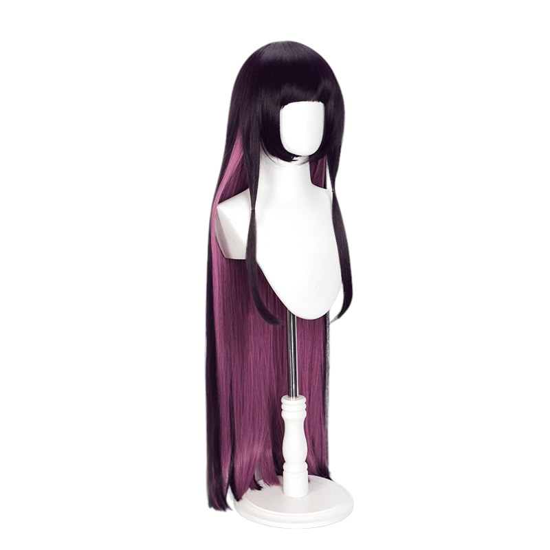White Smoke Otowa Kurogane Cosplay Wig - Rock is a Lady's Hobby (Two-Tone Split Long) (FEVERCOS)