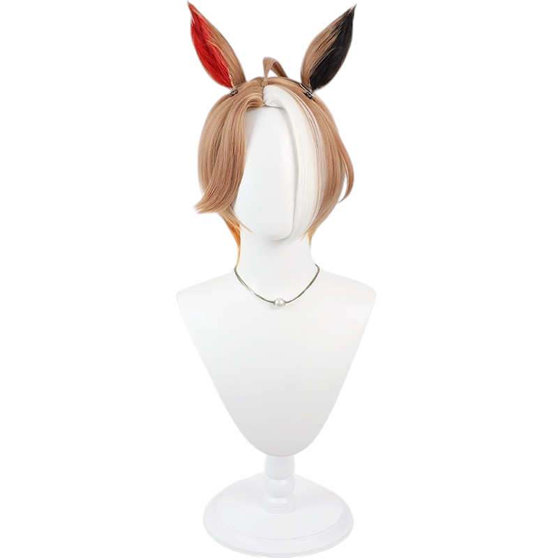 White Smoke Casino Drive Cosplay Wig - Pretty Derby (Textured Styling) (FEVERCOS)
