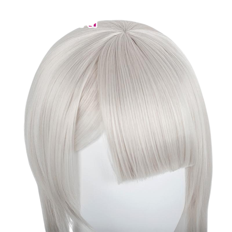 Light Gray Kaine Cosplay Wig - NieR Replicant (Silver White Short) (FEVERCOS)