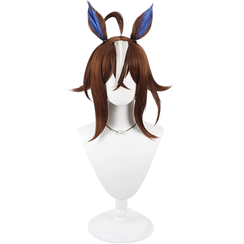 White Smoke Epiphaneia Cosplay Wig - Pretty Derby (Ears and Tail Scalp Set) (FEVERCOS)