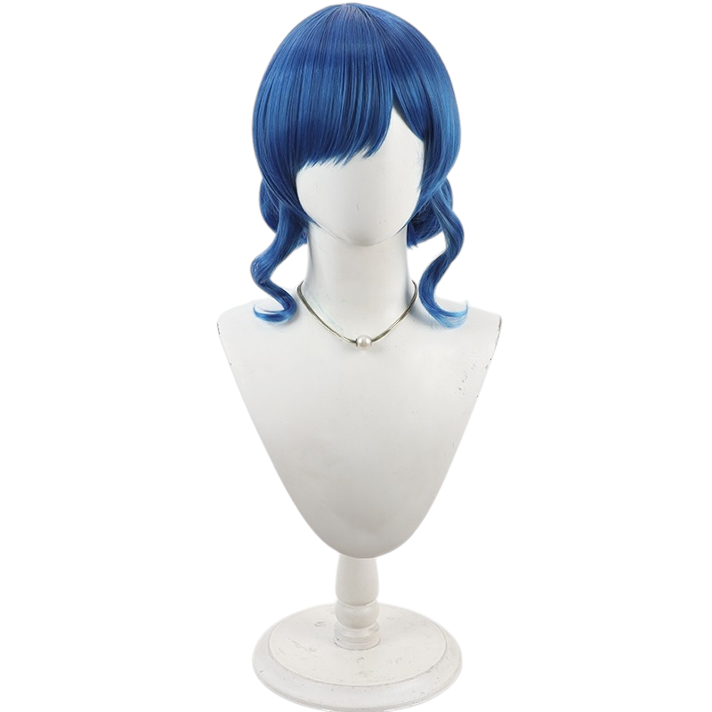 White Smoke Hanon Hosho Cosplay Wig - Mermaid Melody Pichi Pichi Pitch (Detachable Hair Buns) (FEVERCOS)