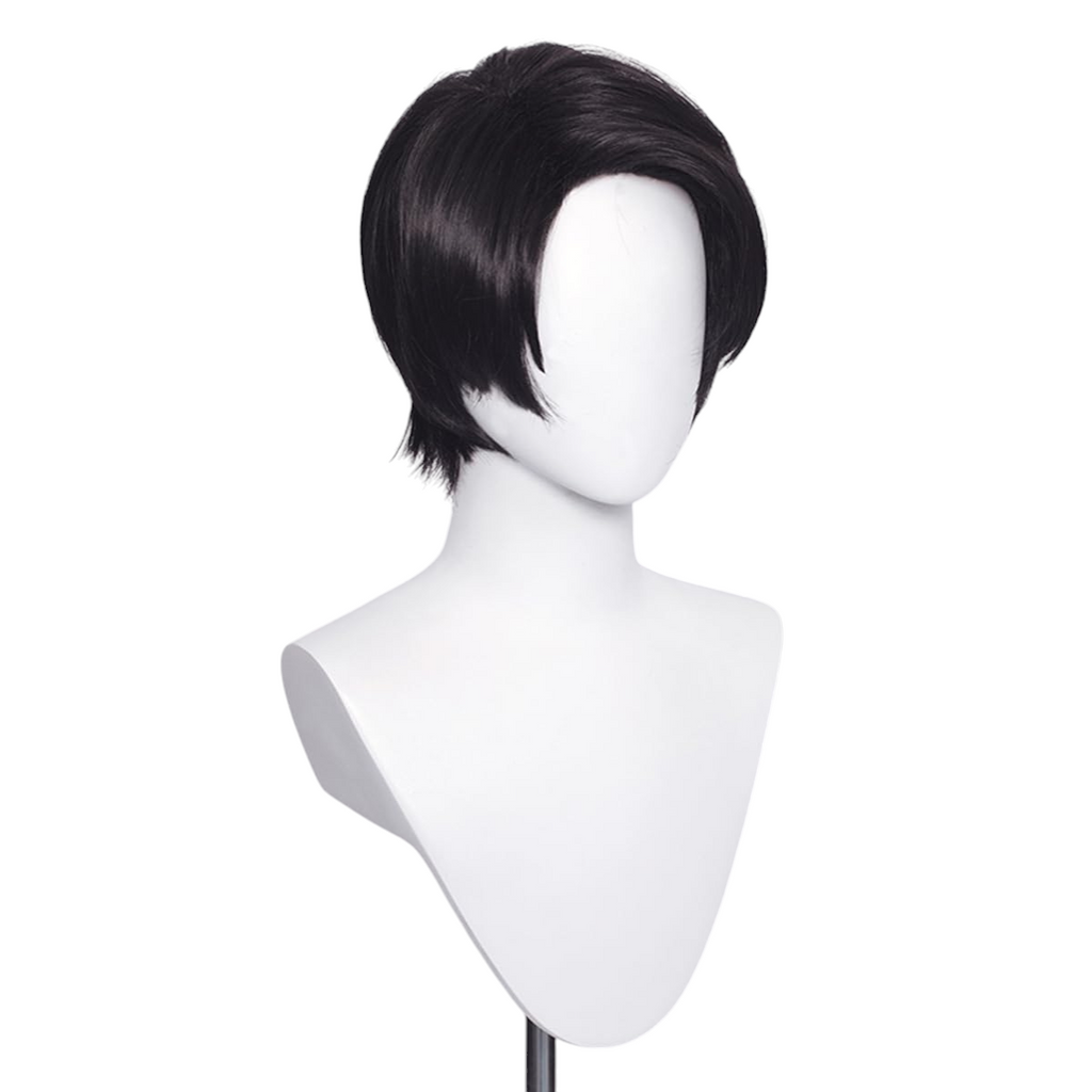 White Smoke Yuta Okkotsu Cosplay Wig - Jujutsu Kaisen (Black 3/7 Part) (FEVERCOS)