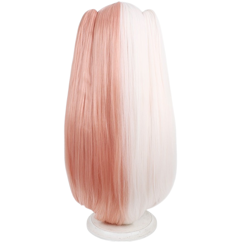 White Smoke Kokoa Shinomiya Cosplay Wig - D4DJ (Two-Tone Split Detachable Ponytail) (FEVERCOS)