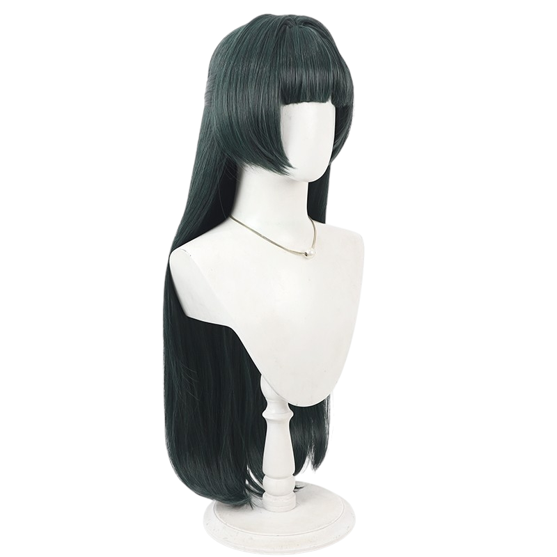 White Smoke Astra Yao Cosplay Wig - Zenless Zone Zero (Dark Green Scalp) (FEVERCOS)