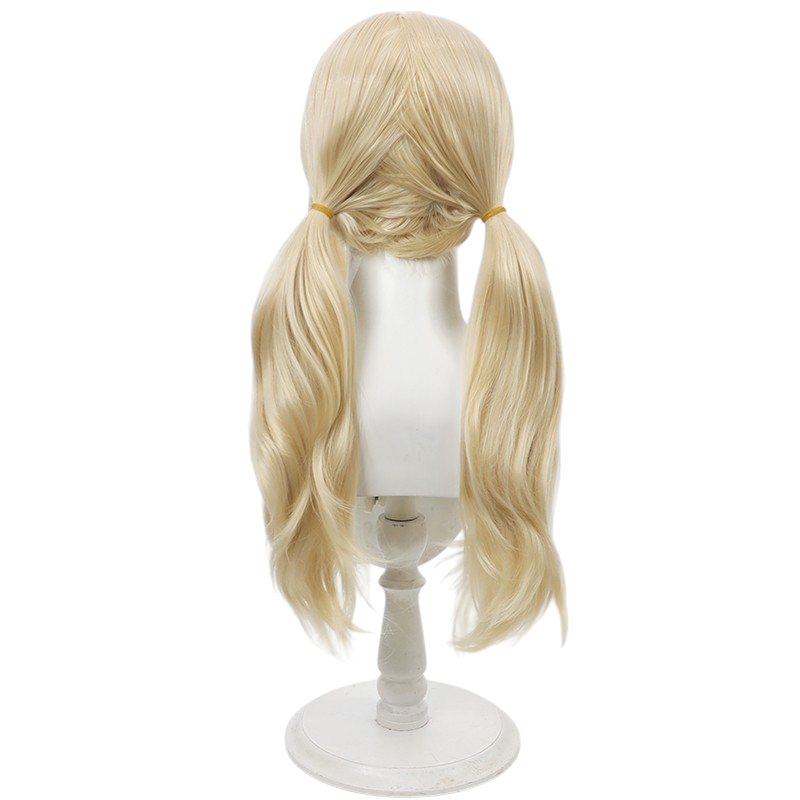 White Smoke Varvara Pilipenko Cosplay Wig - Chained Soldier (Blonde Wavy Scalp) (FEVERCOS)