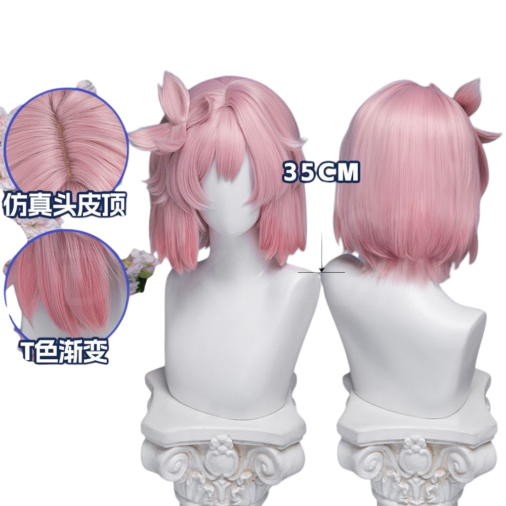White Smoke Tao Fa Cosplay Wig - Hell's Paradise (T-Color Gradient Detachable Clips) (FEVERCOS)