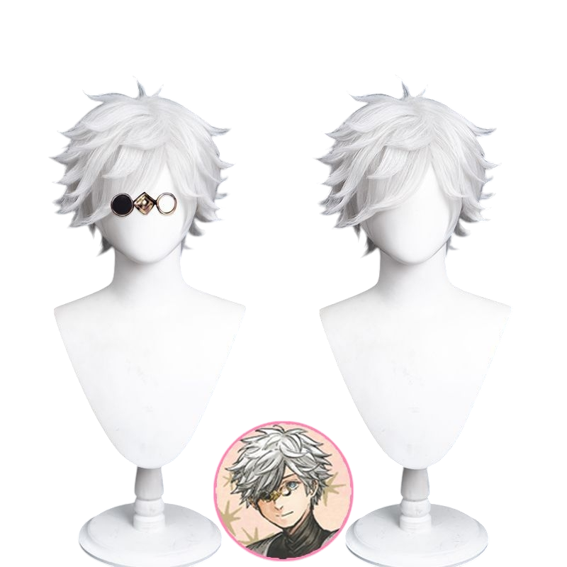 White Smoke Qifrey Cosplay Wig - Witch Hat Atelier (Teased Flipped White) (FEVERCOS)