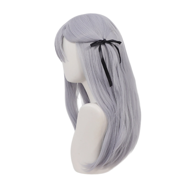 White Smoke Dorothy (Emotion/Gratitude Ver.) Cosplay Wig - NIKKE (Blue-Grey Long Scalp) (FEVERCOS)