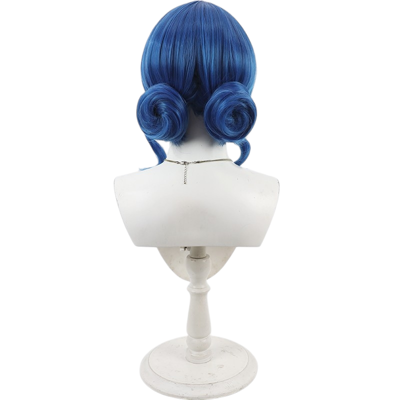 White Smoke Hanon Hosho Cosplay Wig - Mermaid Melody Pichi Pichi Pitch (Detachable Hair Buns) (FEVERCOS)