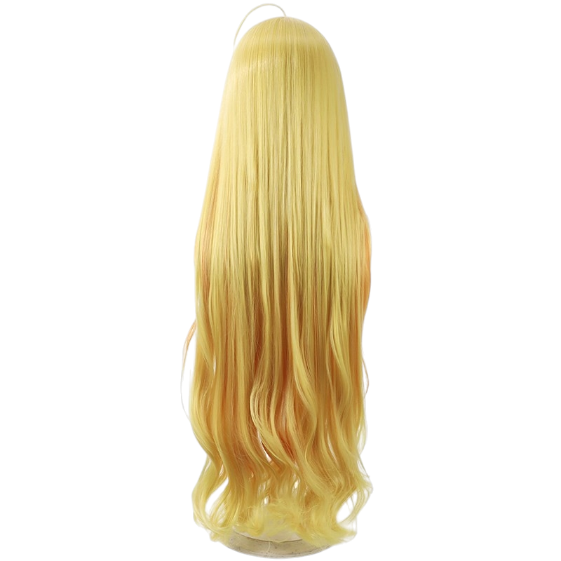 White Smoke Wanibuchi Akari Cosplay Wig - Blue Archive (Yellow Gradient Scalp) (FEVERCOS)