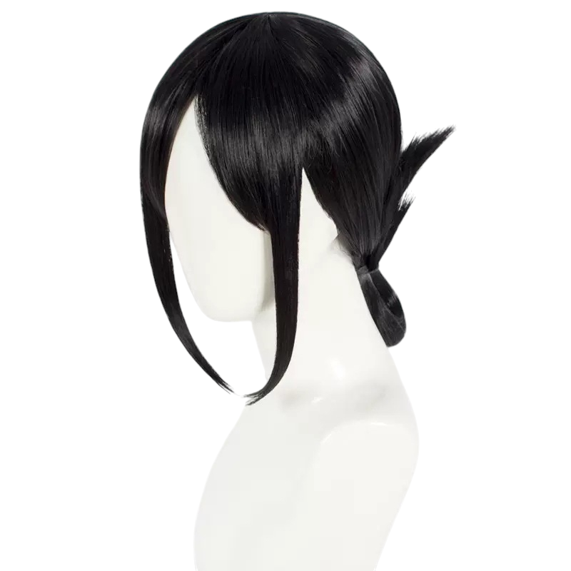 White Smoke Kaguya Shinomiya Cosplay Wig - Kaguya-sama: Love is War (Black Updo) (FEVERCOS)