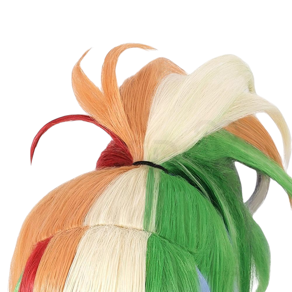 White Smoke Rainbow Dash Cosplay Wig - My Little Pony (Multicolor Rainbow Layers) (FEVERCOS)