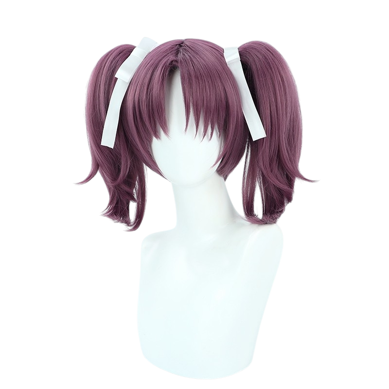 White Smoke Leah Kazuno Cosplay Wig - Love Live! Sunshine!! (White Twin Tails Scalp) (FEVERCOS)